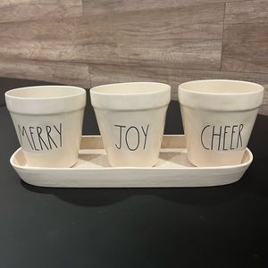 Rae Dunn holiday planters